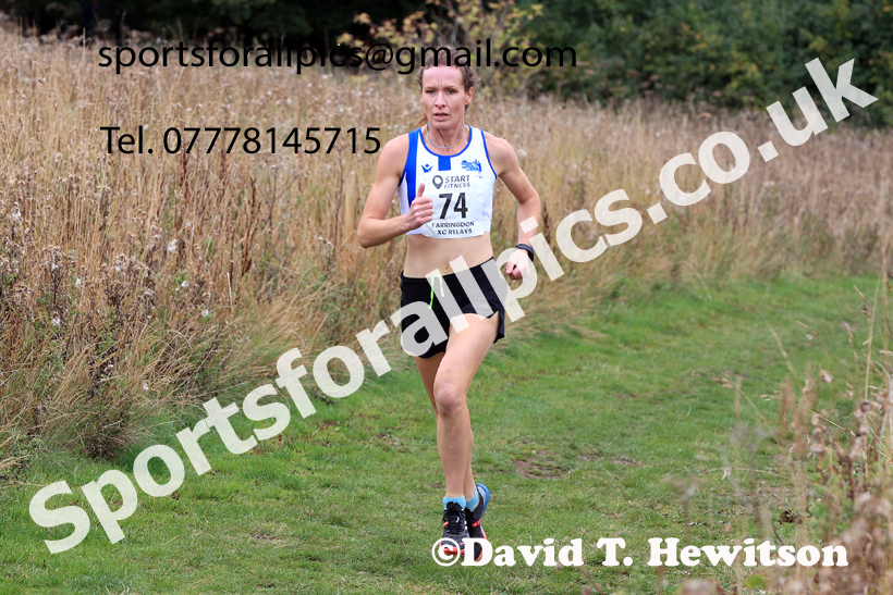 SSenior Womens Relay, 2025 Farringdon Cross Country Relays, Sunderland. Photo: David T. Hewitson/Sports for All Pics